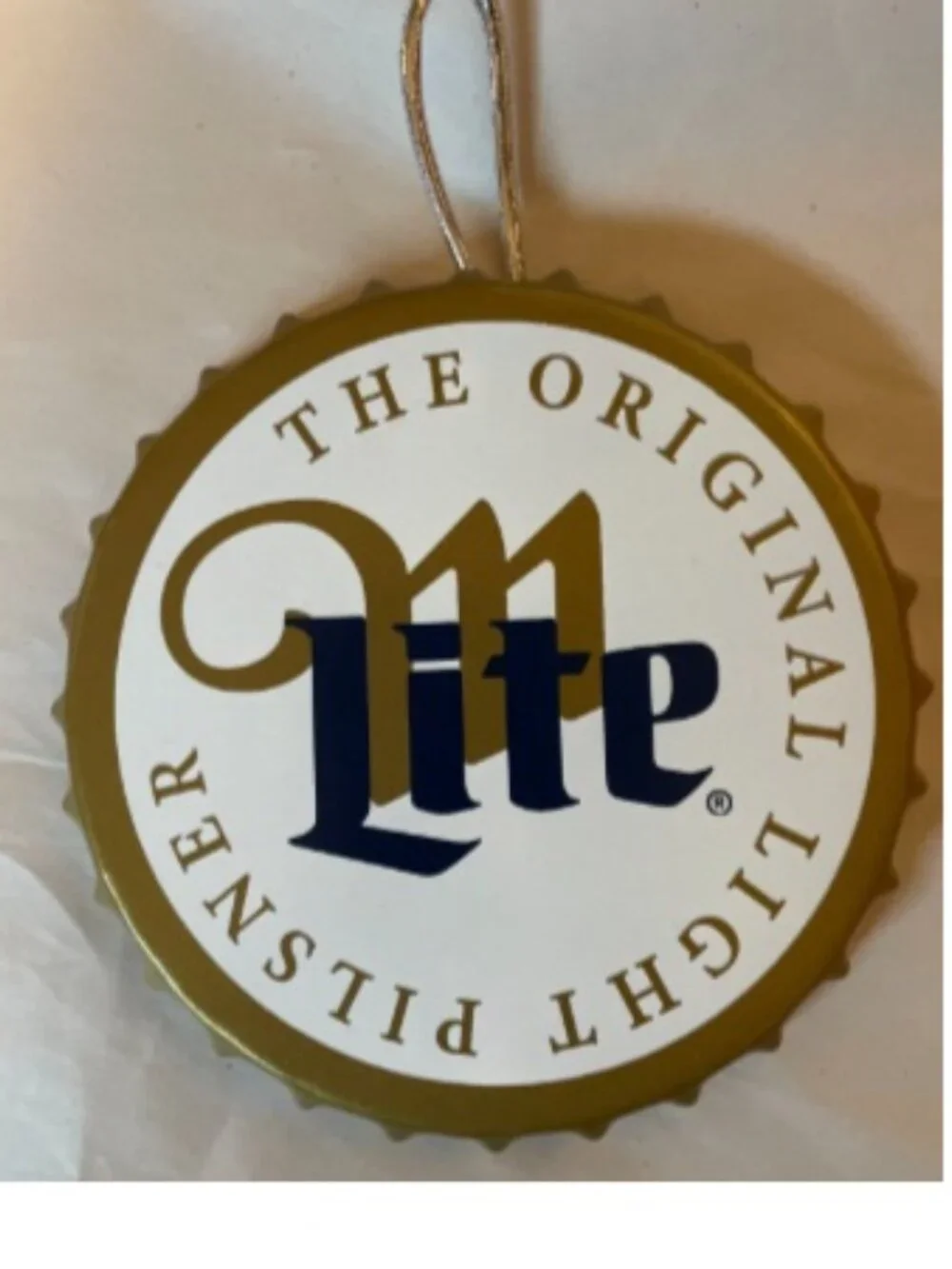 2025 Miller Lite Metal Bottle Cap XMAS Holiday 5